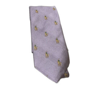 Bill walker Clothier Tie 3 thread silk English Club men’s novelty print purple